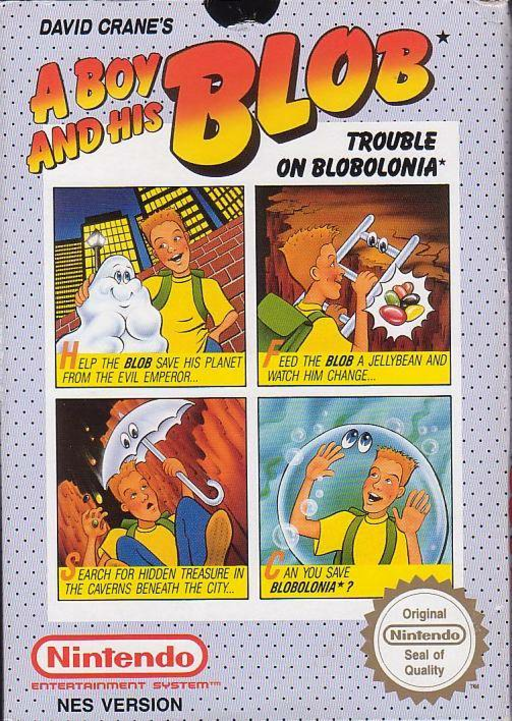 David Crane's A Boy and His Blob - Trouble on Blobolonia (Europe) box art
